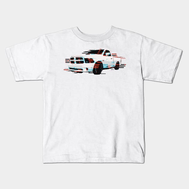 Dodge RAM pickup truck Kids T-Shirt by mfz